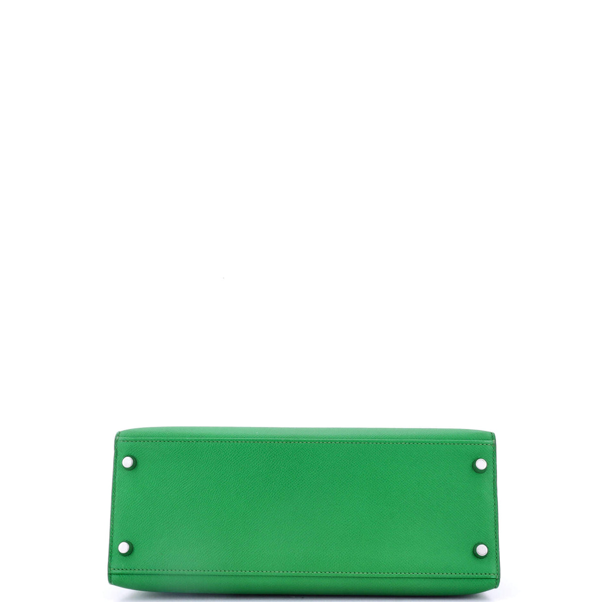Kelly Handbag Bamboo Epsom with Palladium Hardware 28
