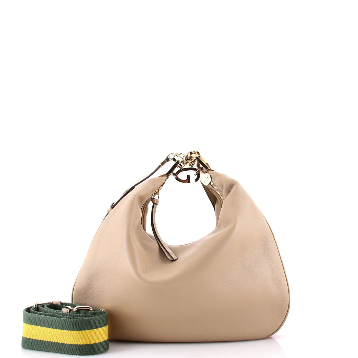 Attache Shoulder Bag Leather Large