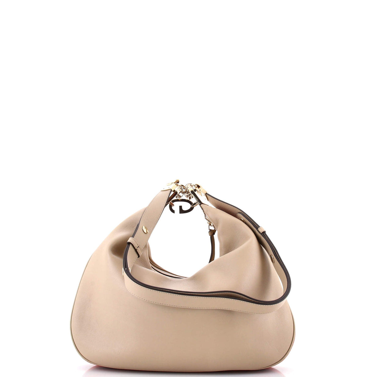 Attache Shoulder Bag Leather Large