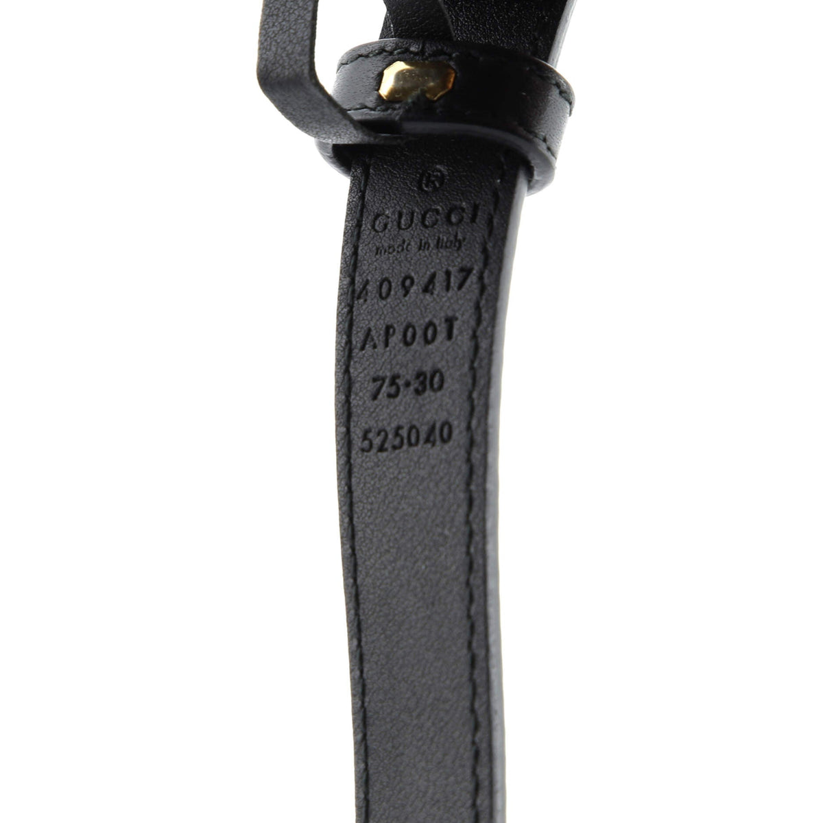 GG Marmont Belt Leather Thin
