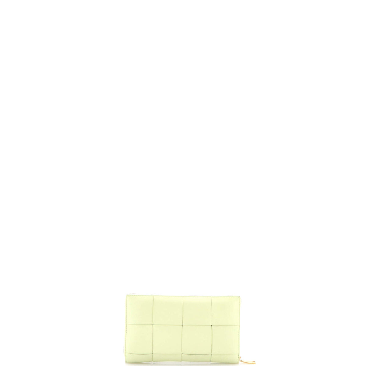 Cassette Zip Around Wallet Maxi Intrecciato Leather Long