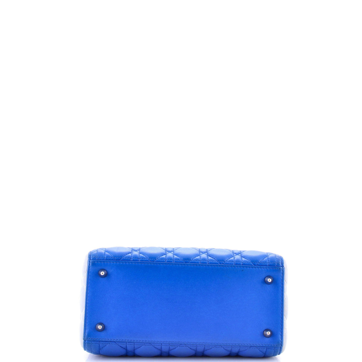 Bicolor Lady Dior Bag Cannage Quilt Lambskin Medium