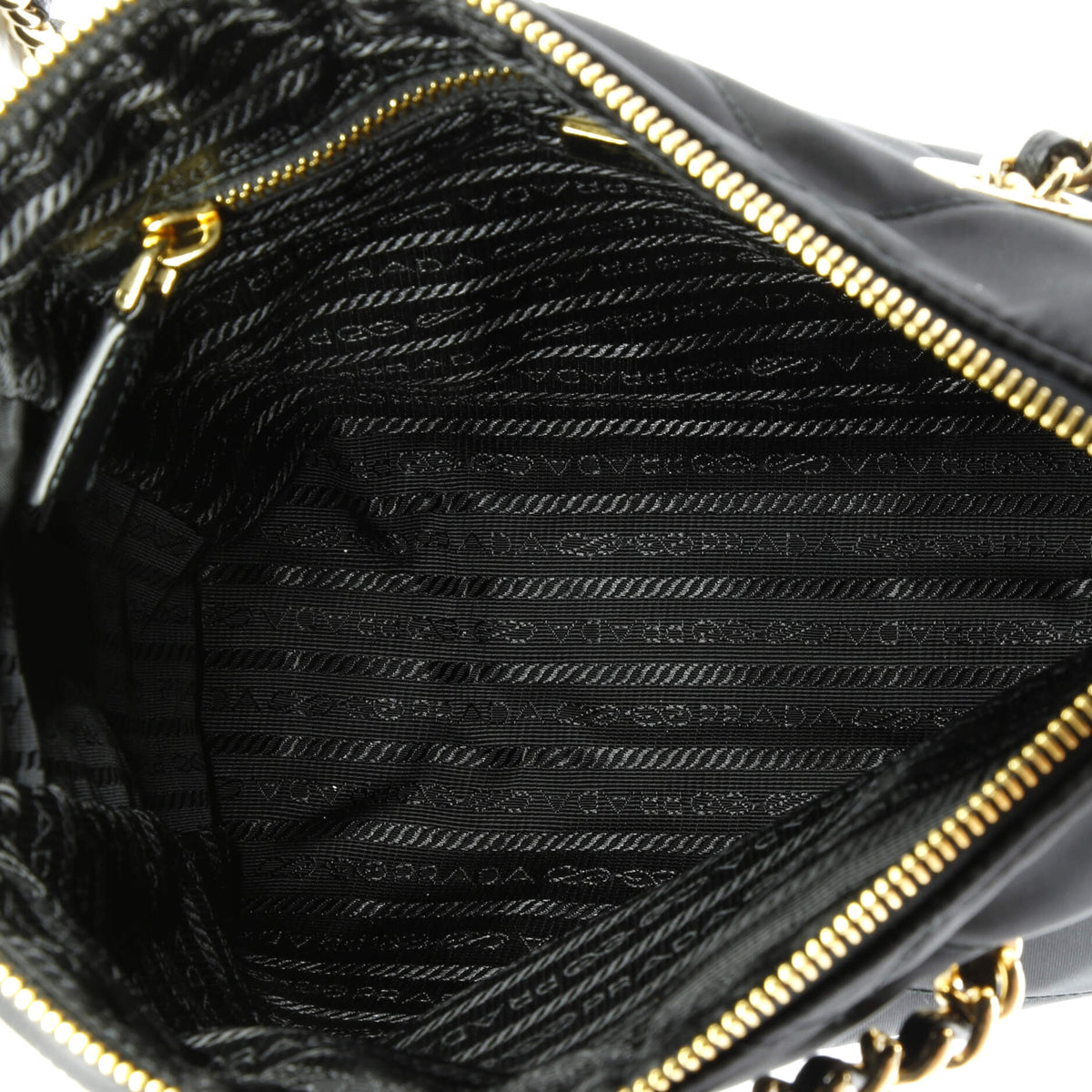 Re-Edition 1995 Chain Tote Quilted Re-Nylon Small