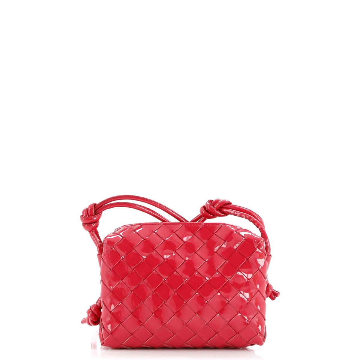 Loop Crossbody Bag Intrecciato Patent Mini