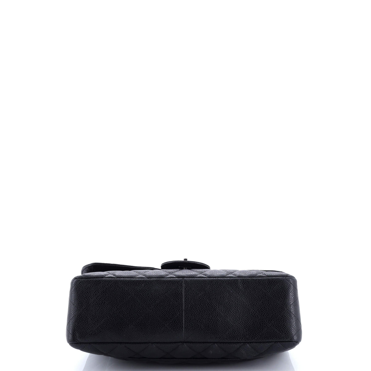 Classic Single Flap Bag Quilted Caviar Jumbo