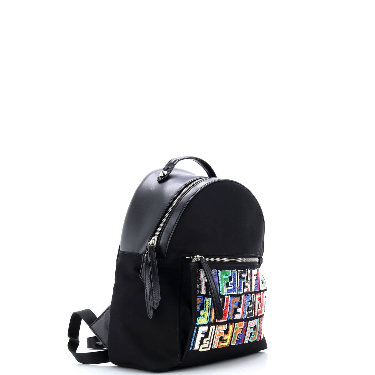 By The Way Backpack Zucca Sequin Embellished Nylon with Leather Medium