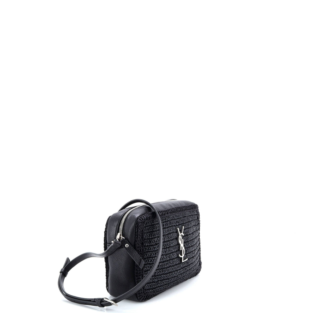 Lou Camera Bag Woven Raffia Small