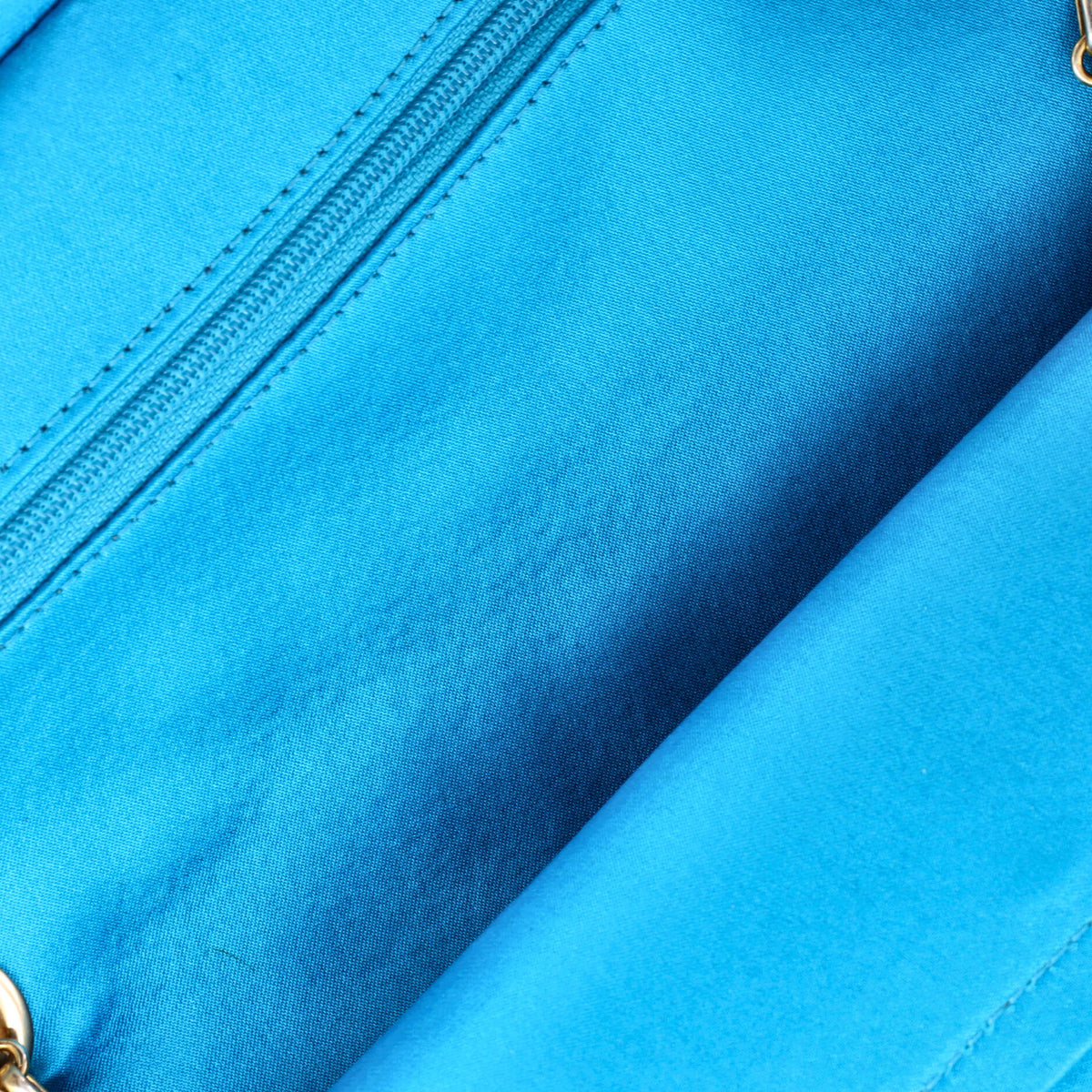 Reissue 2.55 Flap Bag Crocodile Quilted Satin East West