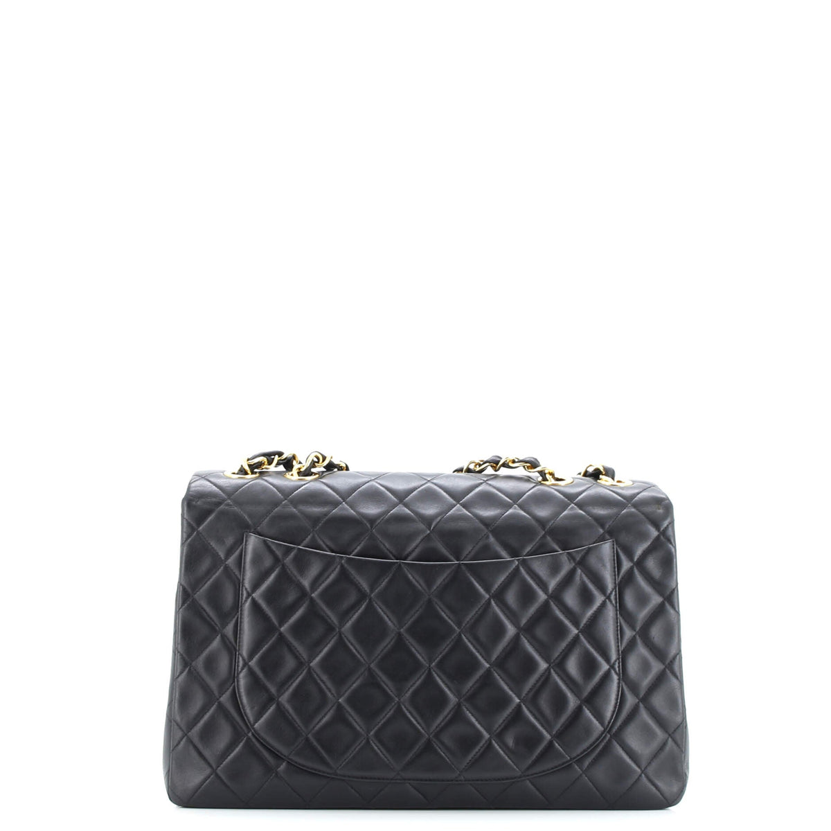 Vintage Classic Single Flap Bag Quilted Lambskin Jumbo