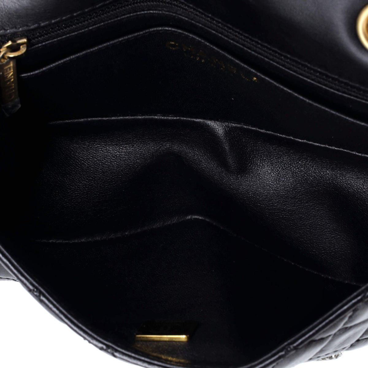Crystal Charms 2.55 Reissue Flap Bag Aged Quilted Calfskin 224