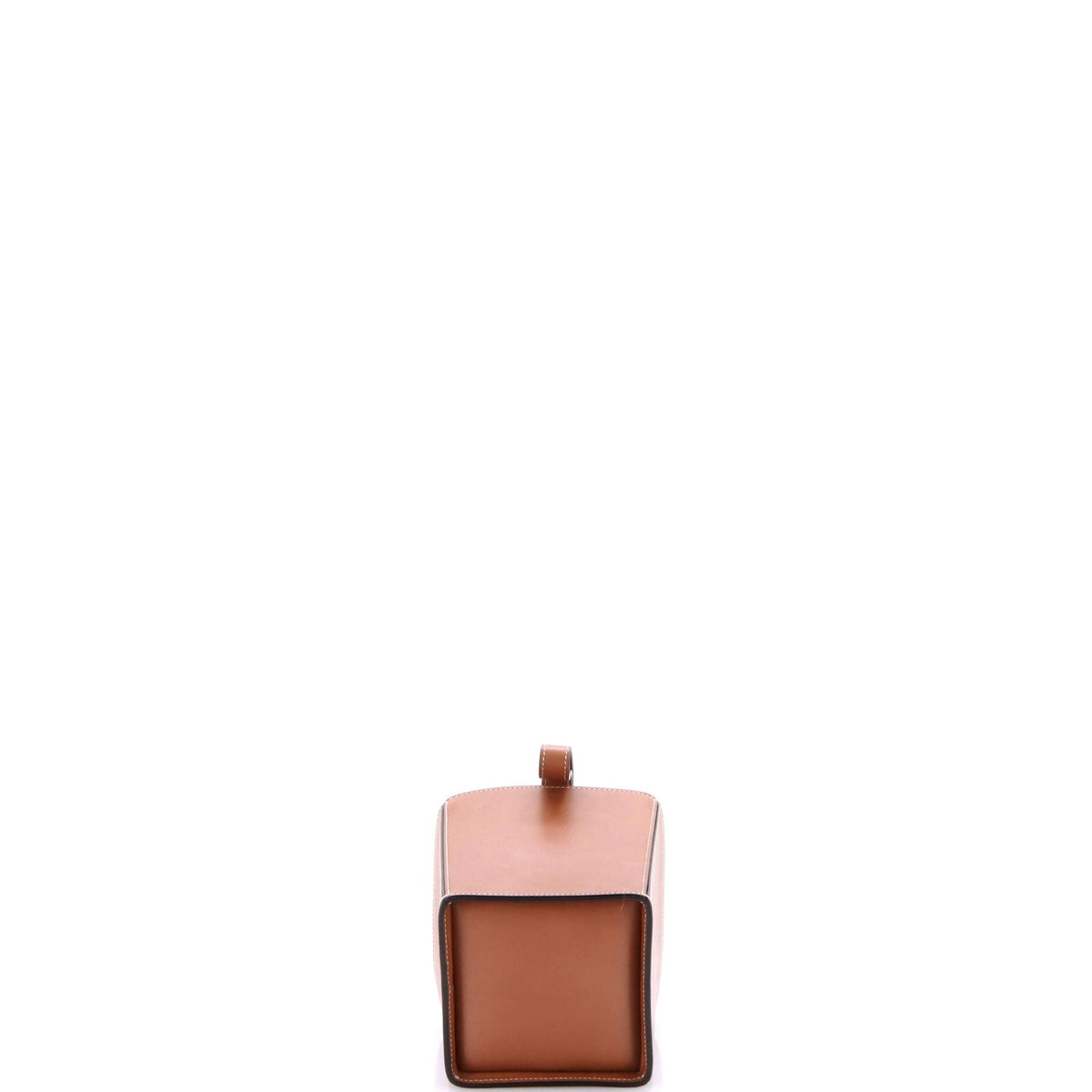 Strap Box Top Handle Bag Leather