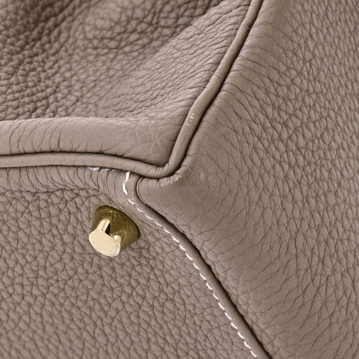 Kelly Handbag Grey Togo with Gold Hardware 28