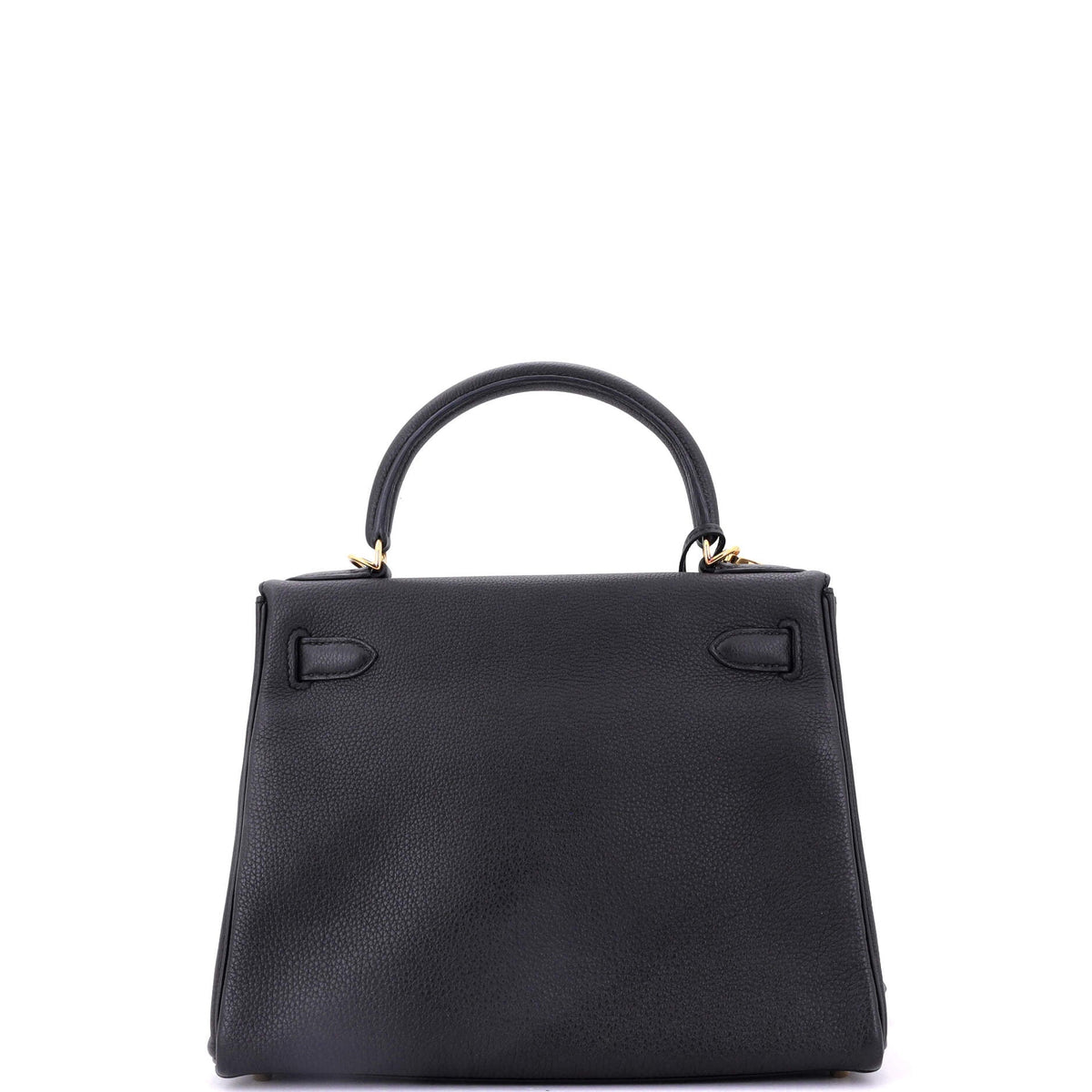Kelly Handbag Noir Togo with Gold Hardware 28