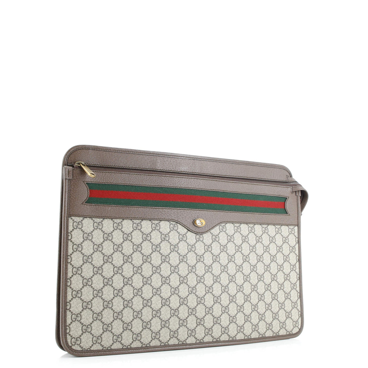 Ophidia Documents Holder GG Coated Canvas Large