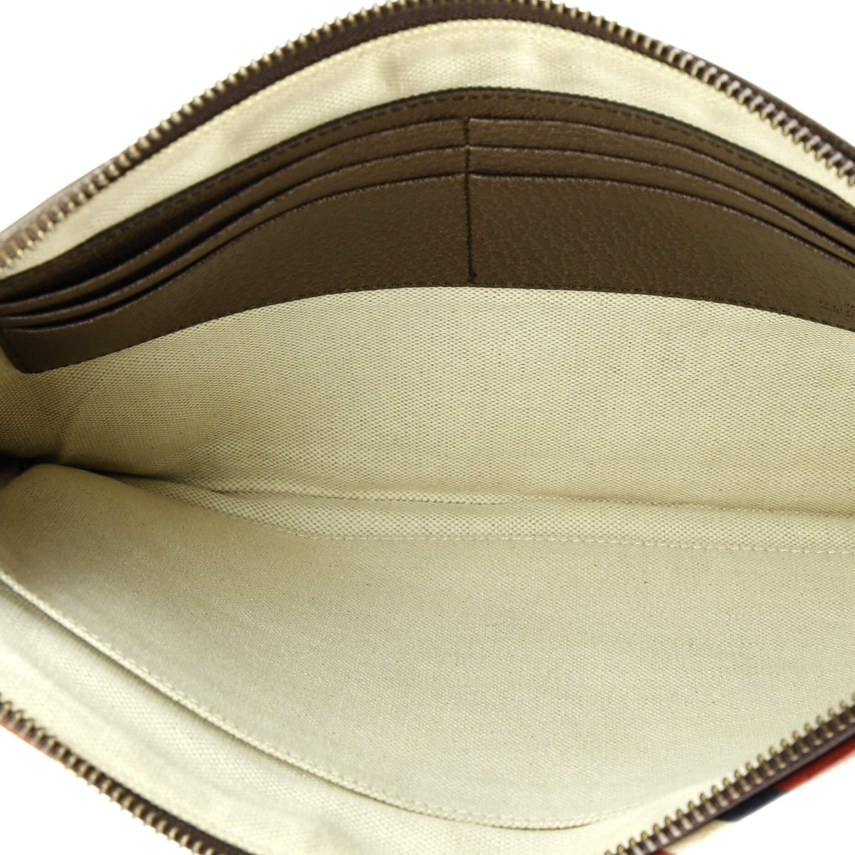 Courrier Pouch GG Coated Canvas with Applique