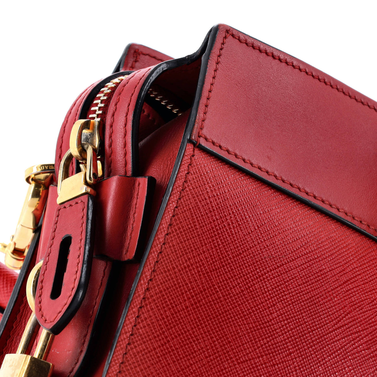 Esplanade Crossbody Bag Saffiano with City Calf Small