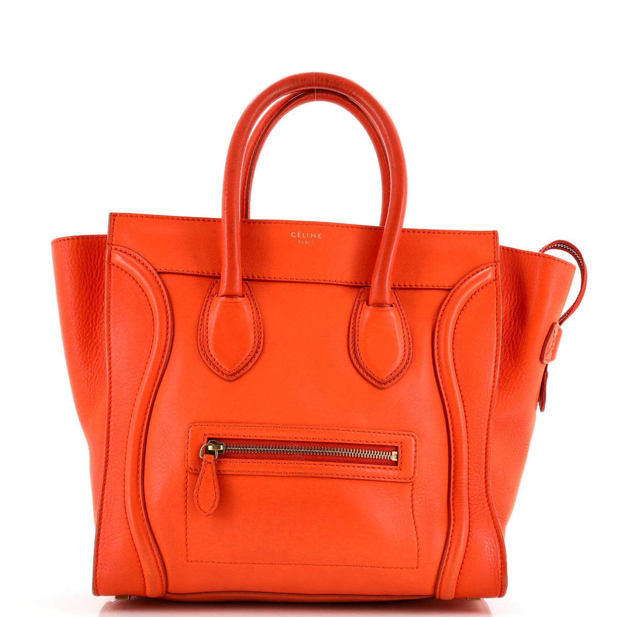 Luggage Bag Grainy Leather Mini