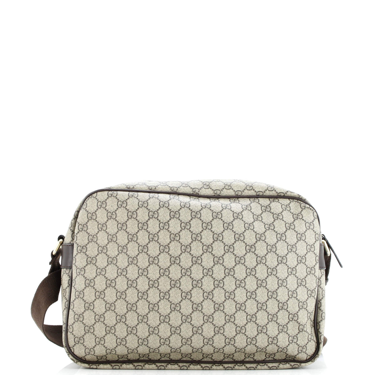 Front Zip Camera Bag GG Coated Canvas Large