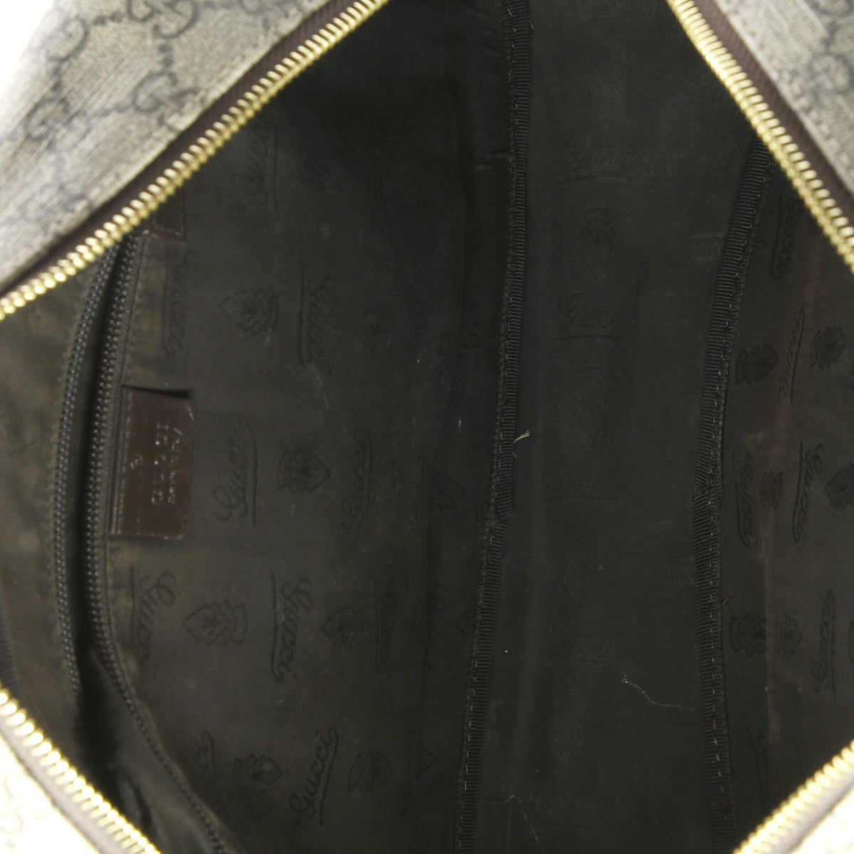 Front Zip Camera Bag GG Coated Canvas Large