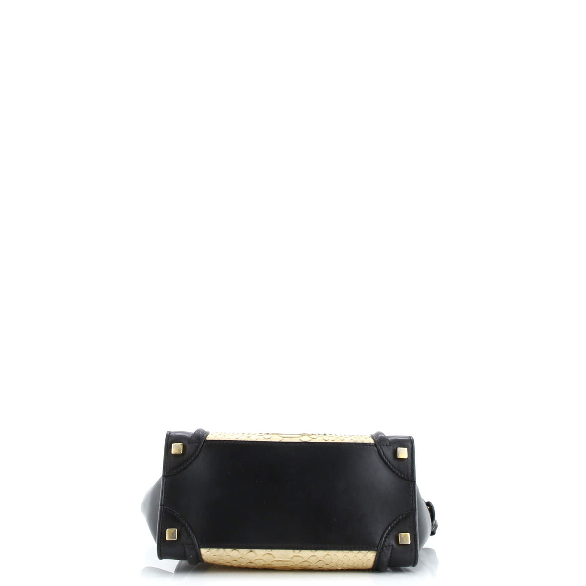 Luggage Bag Python and Leather Micro