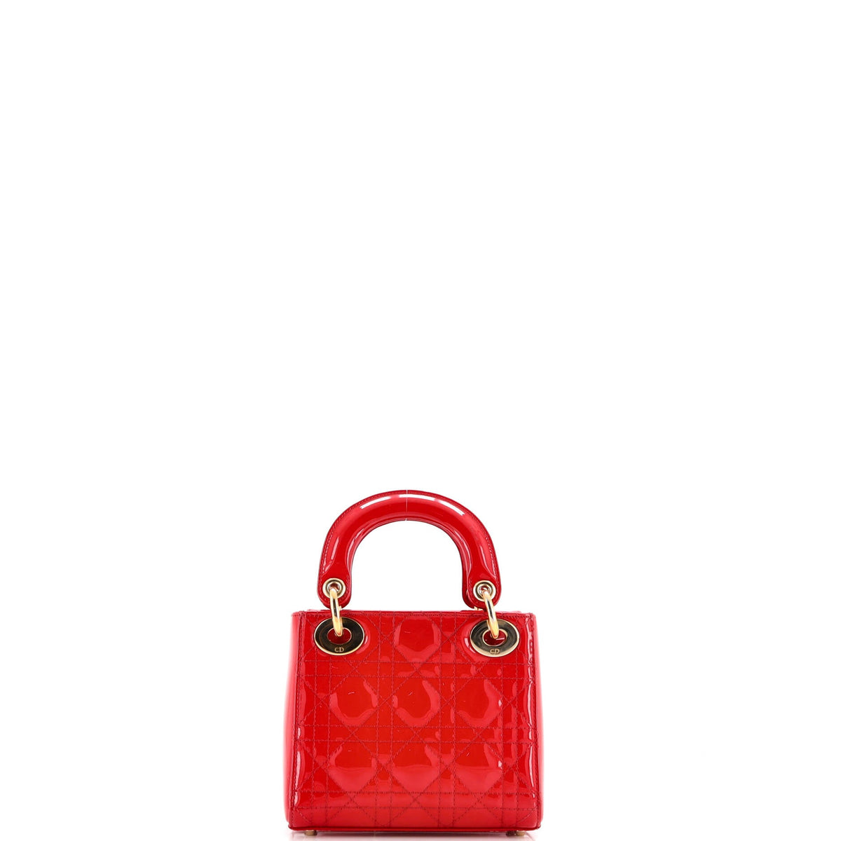Lady Dior Bag Cannage Quilt Patent Mini