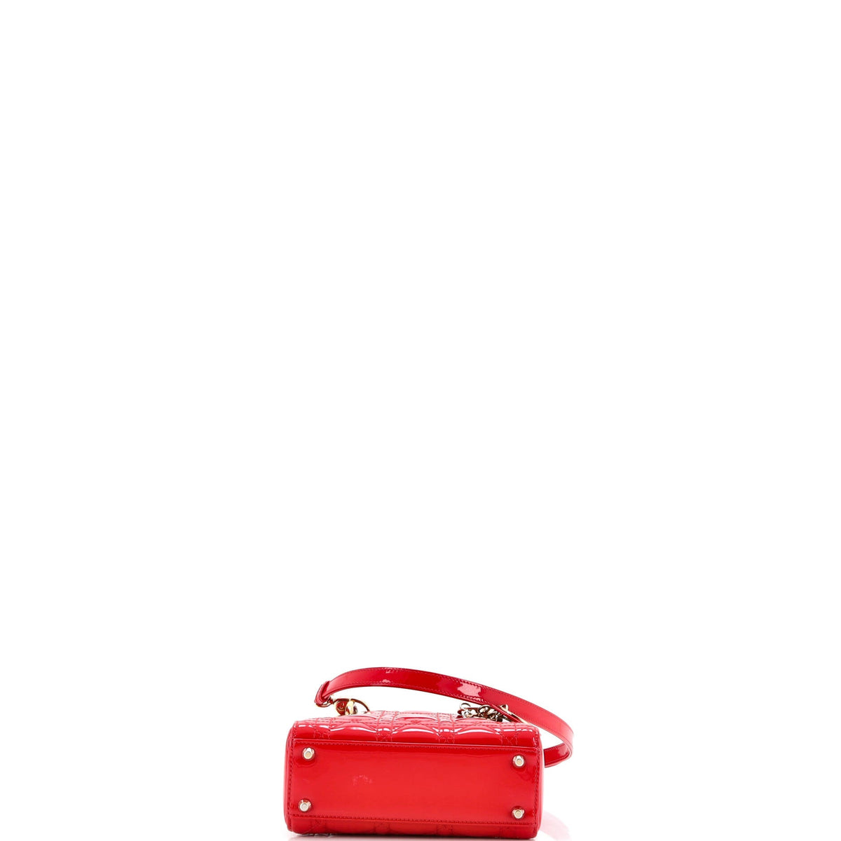 Lady Dior Bag Cannage Quilt Patent Mini
