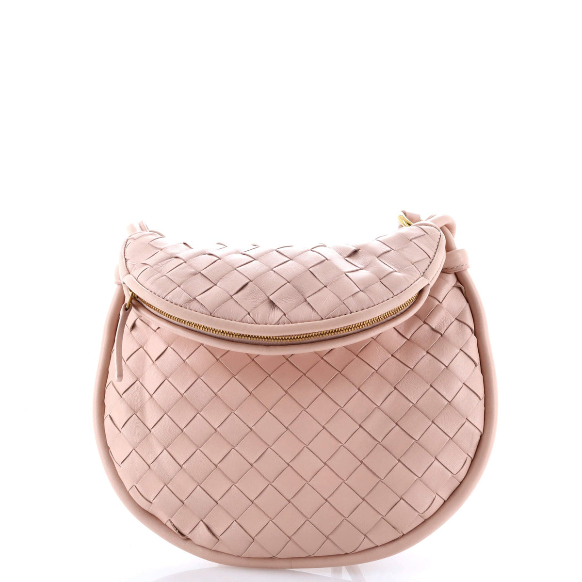 Gemelli Shoulder Bag Intrecciato Leather Small