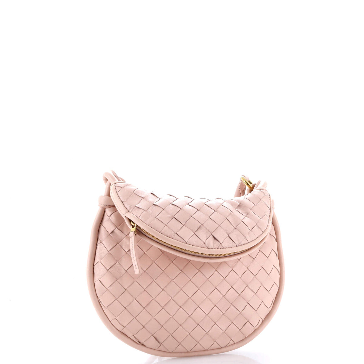 Gemelli Shoulder Bag Intrecciato Leather Small