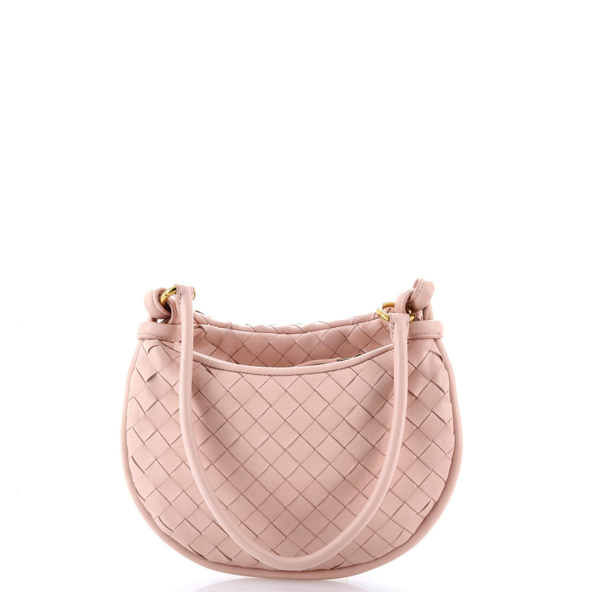 Gemelli Shoulder Bag Intrecciato Leather Small