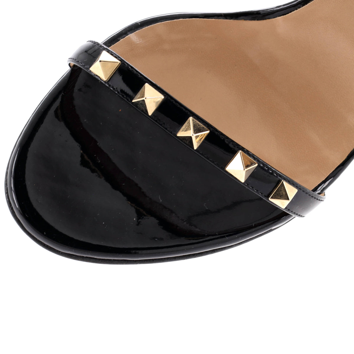 Women's Rockstud Stiletto Heeled Sandals Leather
