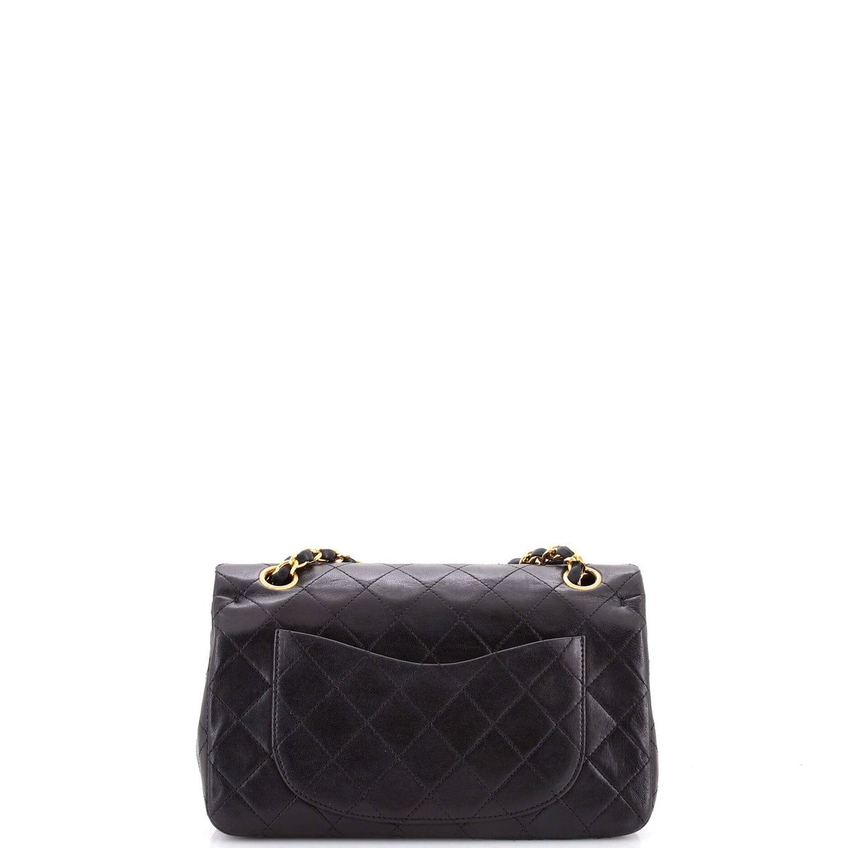 Vintage Classic Double Flap Bag Quilted Lambskin Small