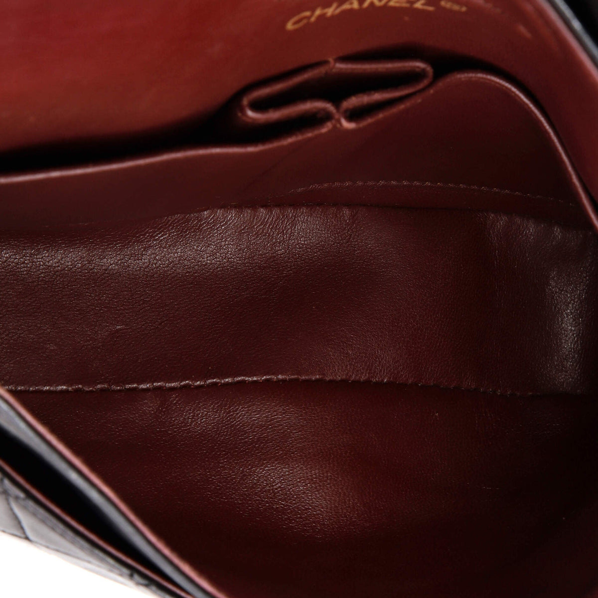 Vintage Classic Double Flap Bag Quilted Lambskin Small
