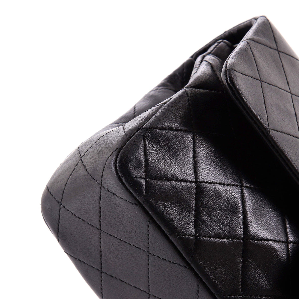 Vintage Classic Double Flap Bag Quilted Lambskin Small