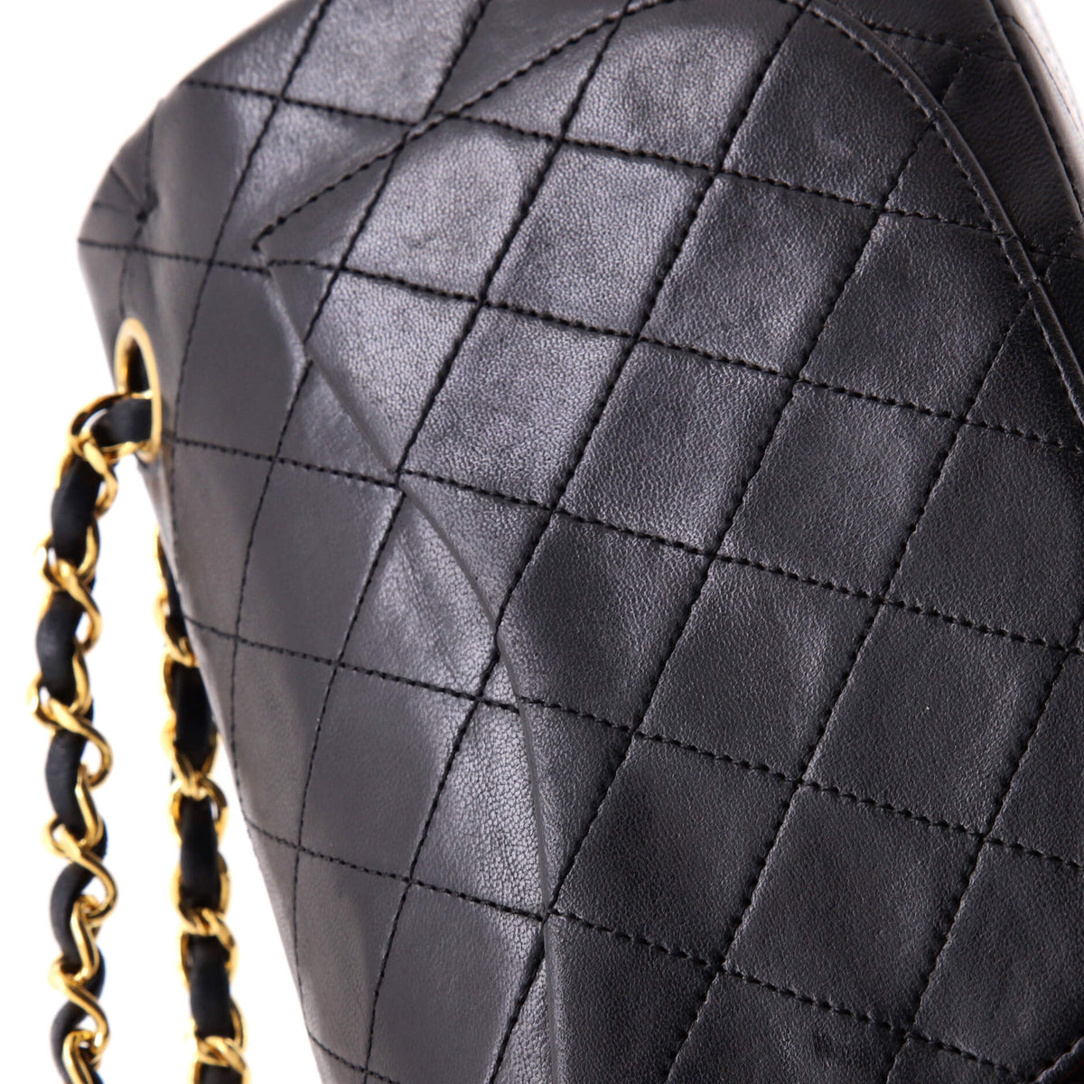 Vintage Classic Double Flap Bag Quilted Lambskin Small