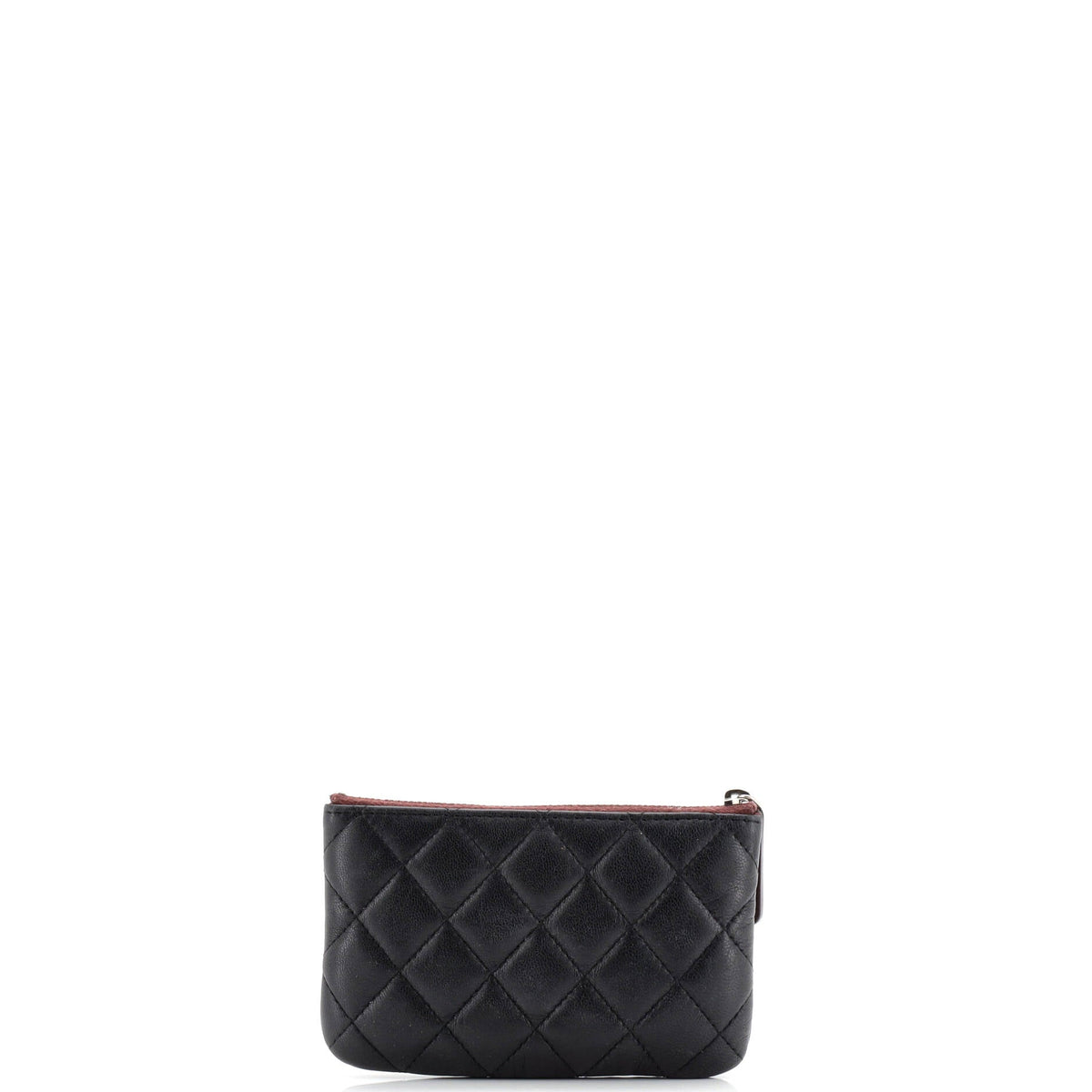 Classic O Case Pouch Quilted Lambskin Mini