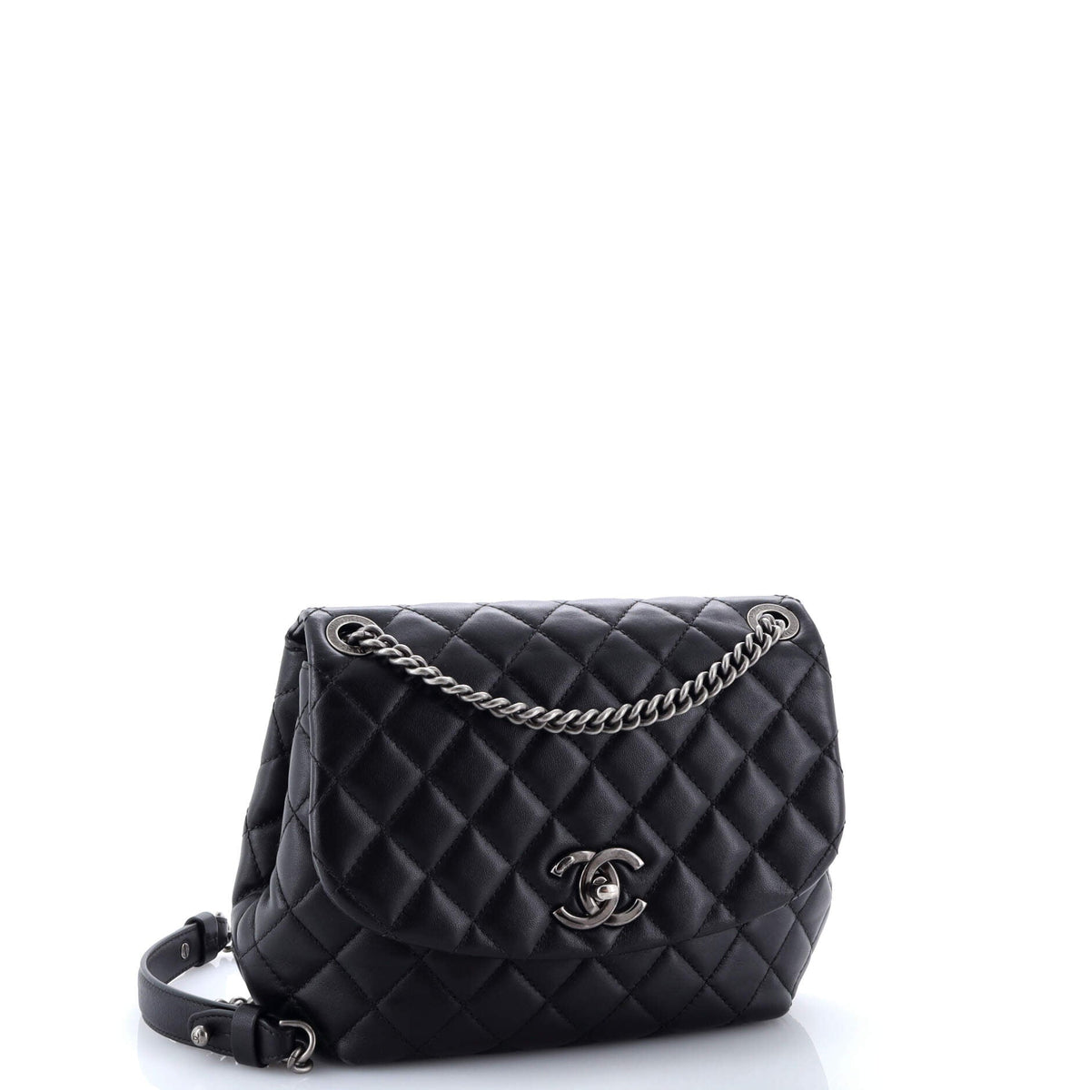 Daily Supple Flap Bag Quilted Lambskin Large