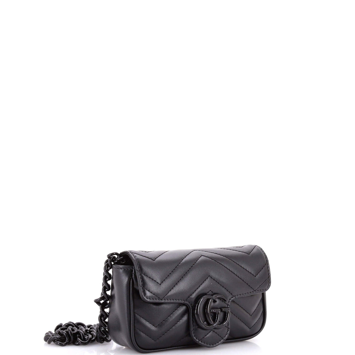 GG Marmont Flap Belt Bag Matelasse Leather