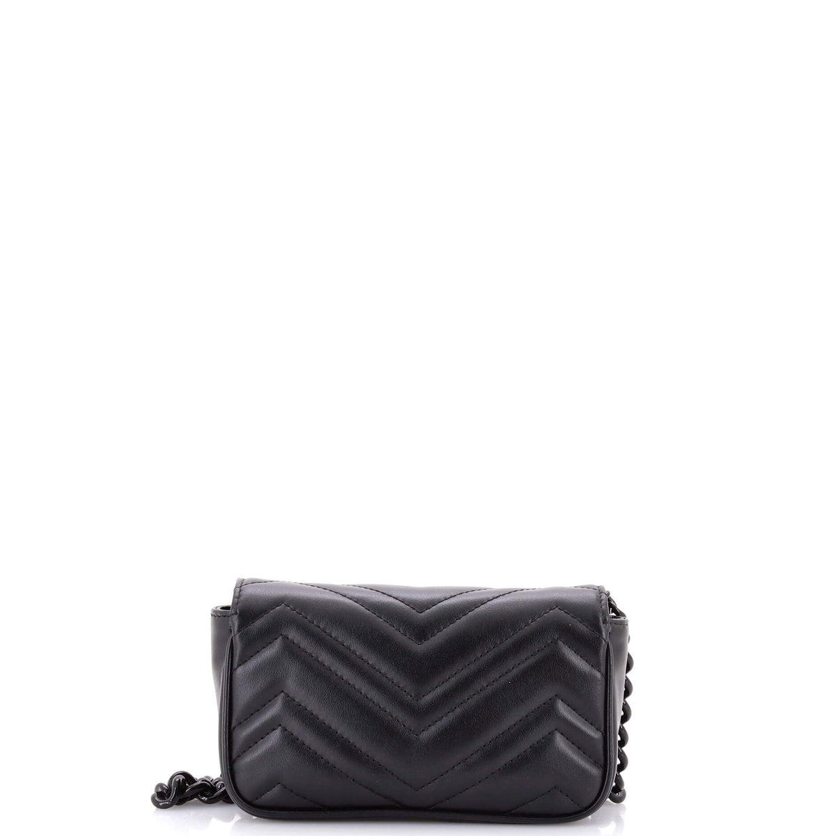 GG Marmont Flap Belt Bag Matelasse Leather
