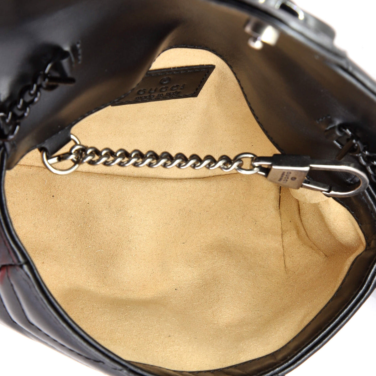 GG Marmont Flap Belt Bag Matelasse Leather