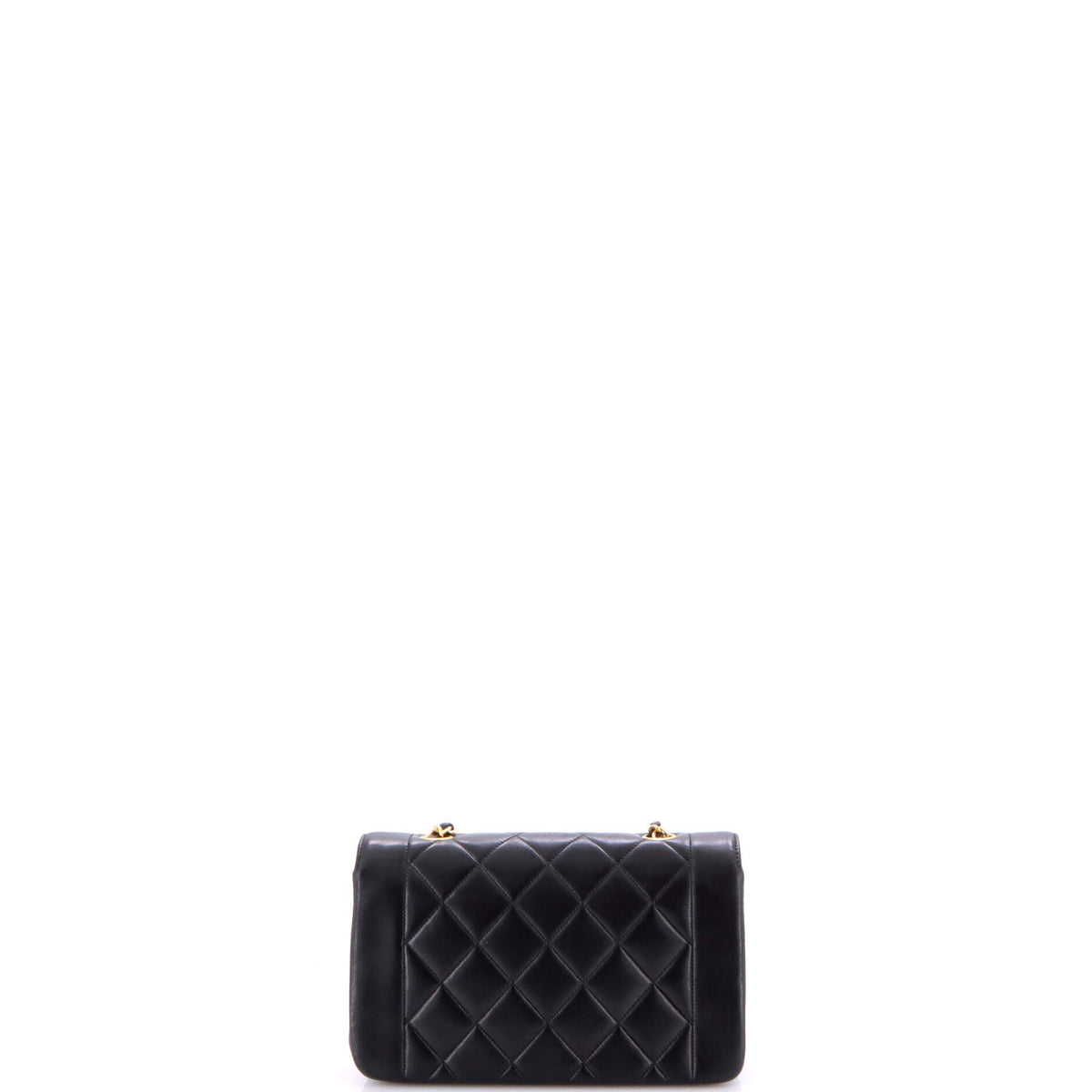 Vintage Diana Flap Bag Quilted Lambskin Small