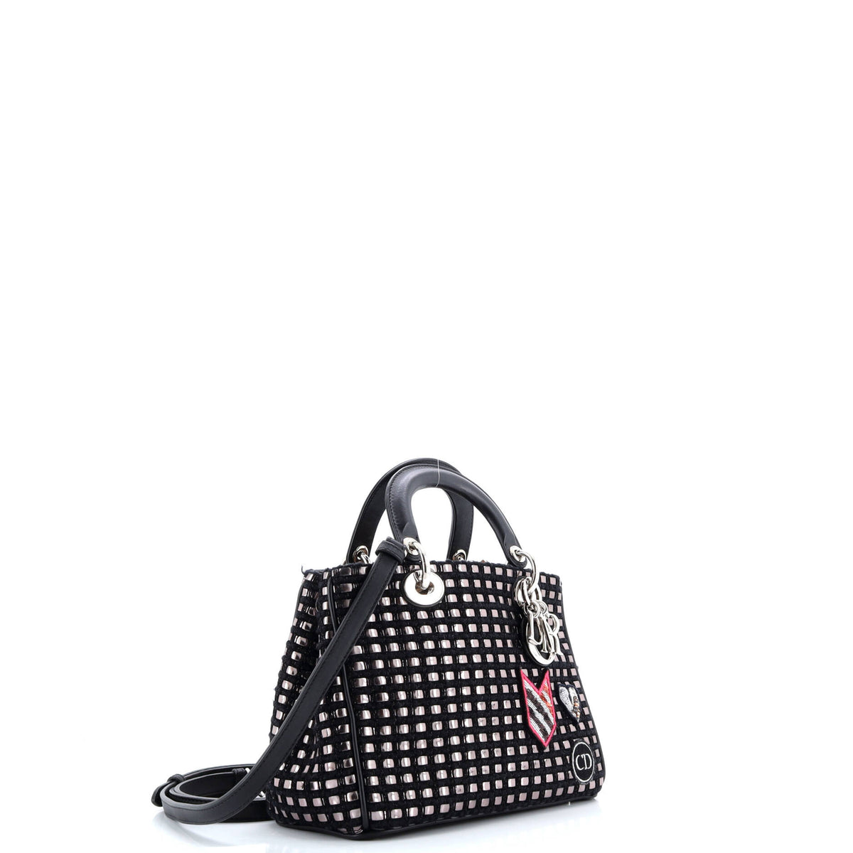 Diorissimo Tote Patch Embellished Metallic Tweed Mini