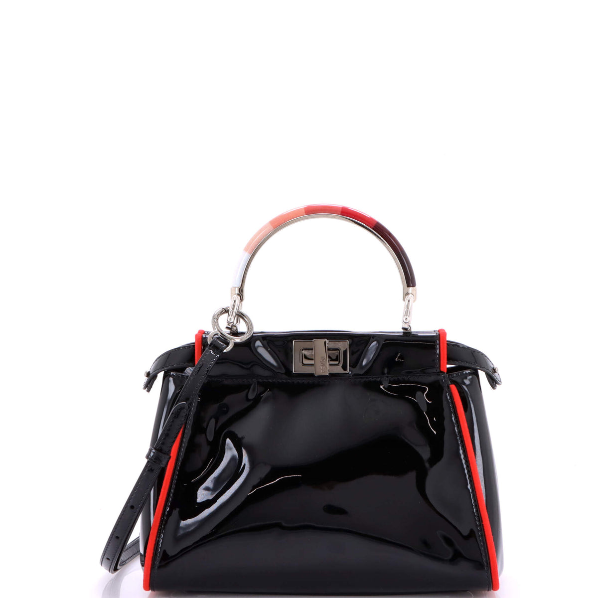 Resin Handle Peekaboo Bag Patent Mini