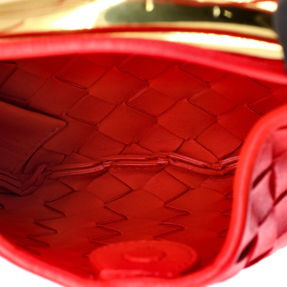 Sardine Top Handle Bag Intrecciato Nappa Mini