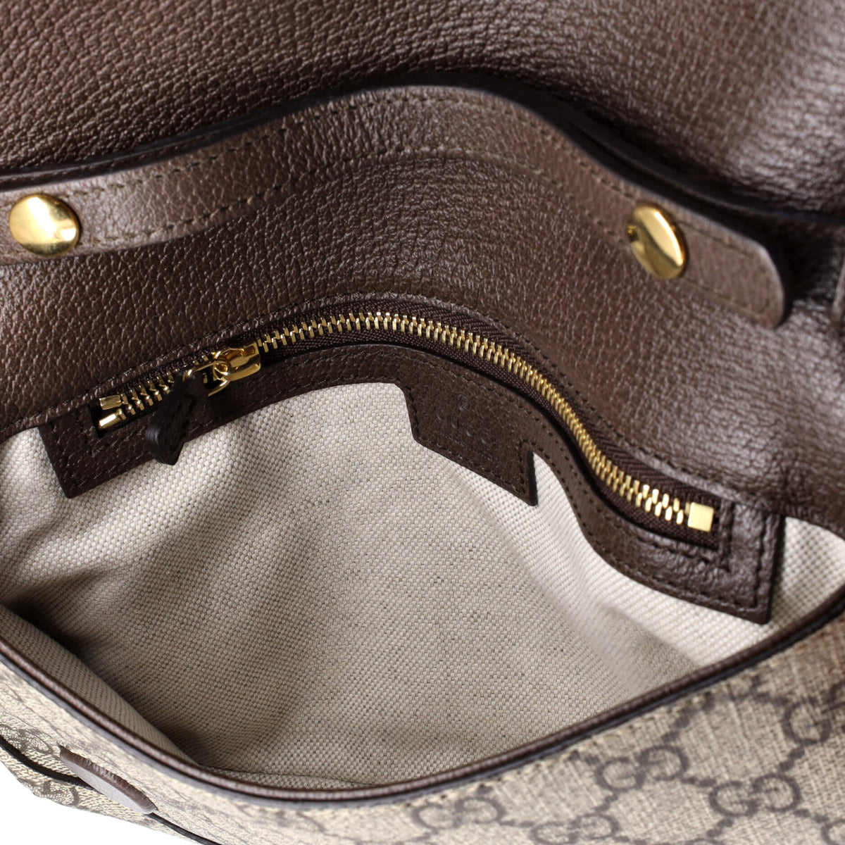 Blondie NM Chain Flap Bag GG Coated Canvas Small