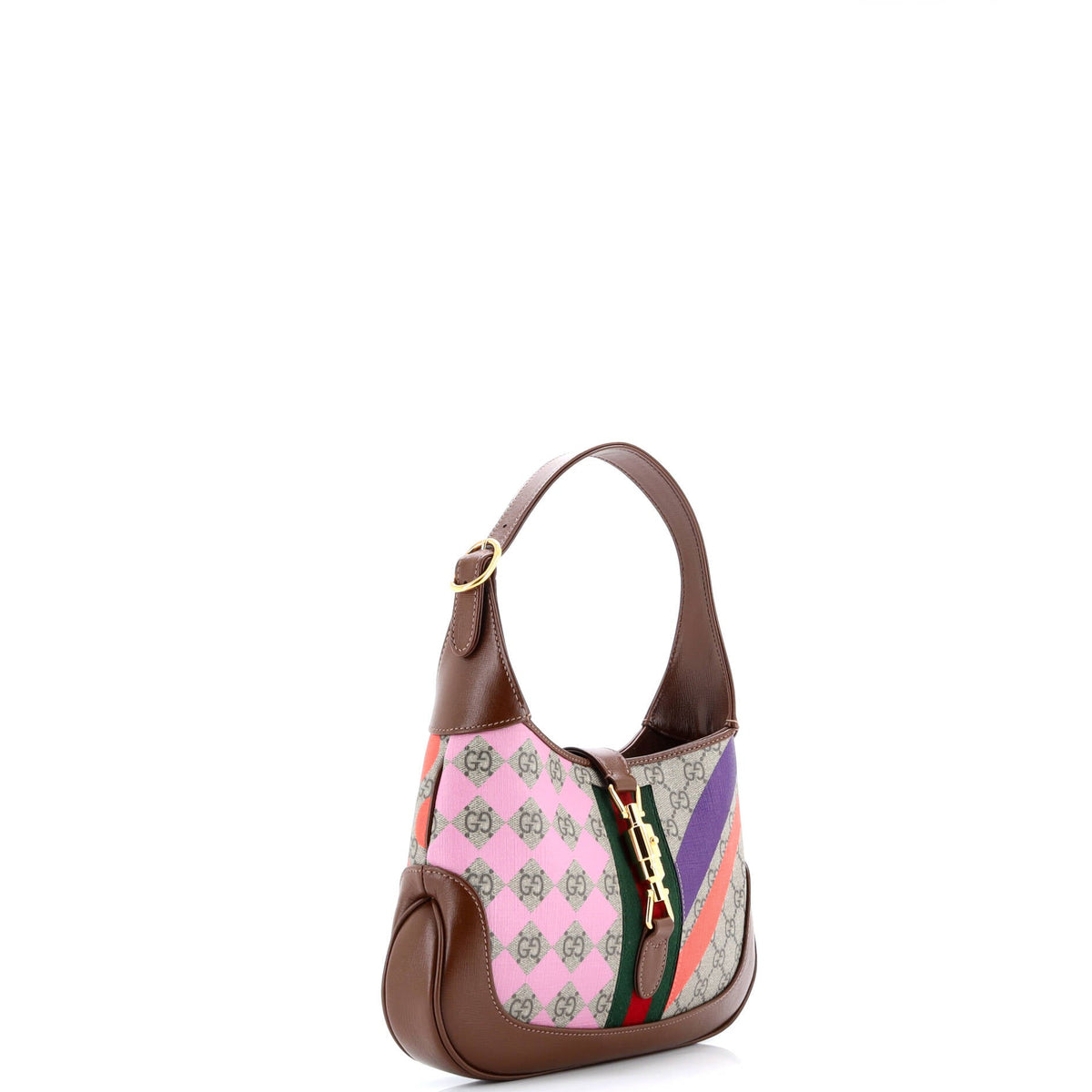 Jackie 1961 Hobo Printed GG Coated Canvas Small