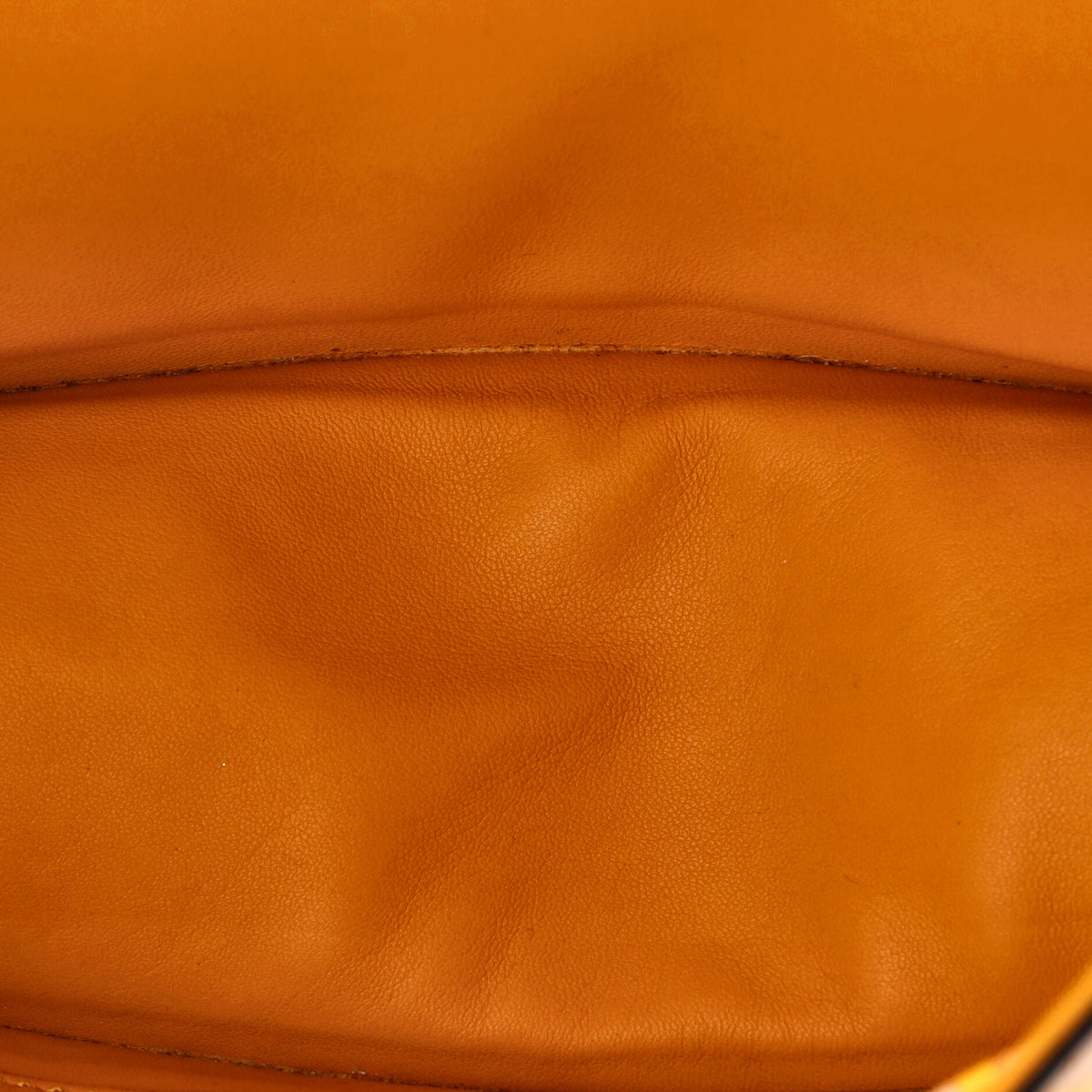1973 Glam Lock Shoulder Bag Striped Leather Medium