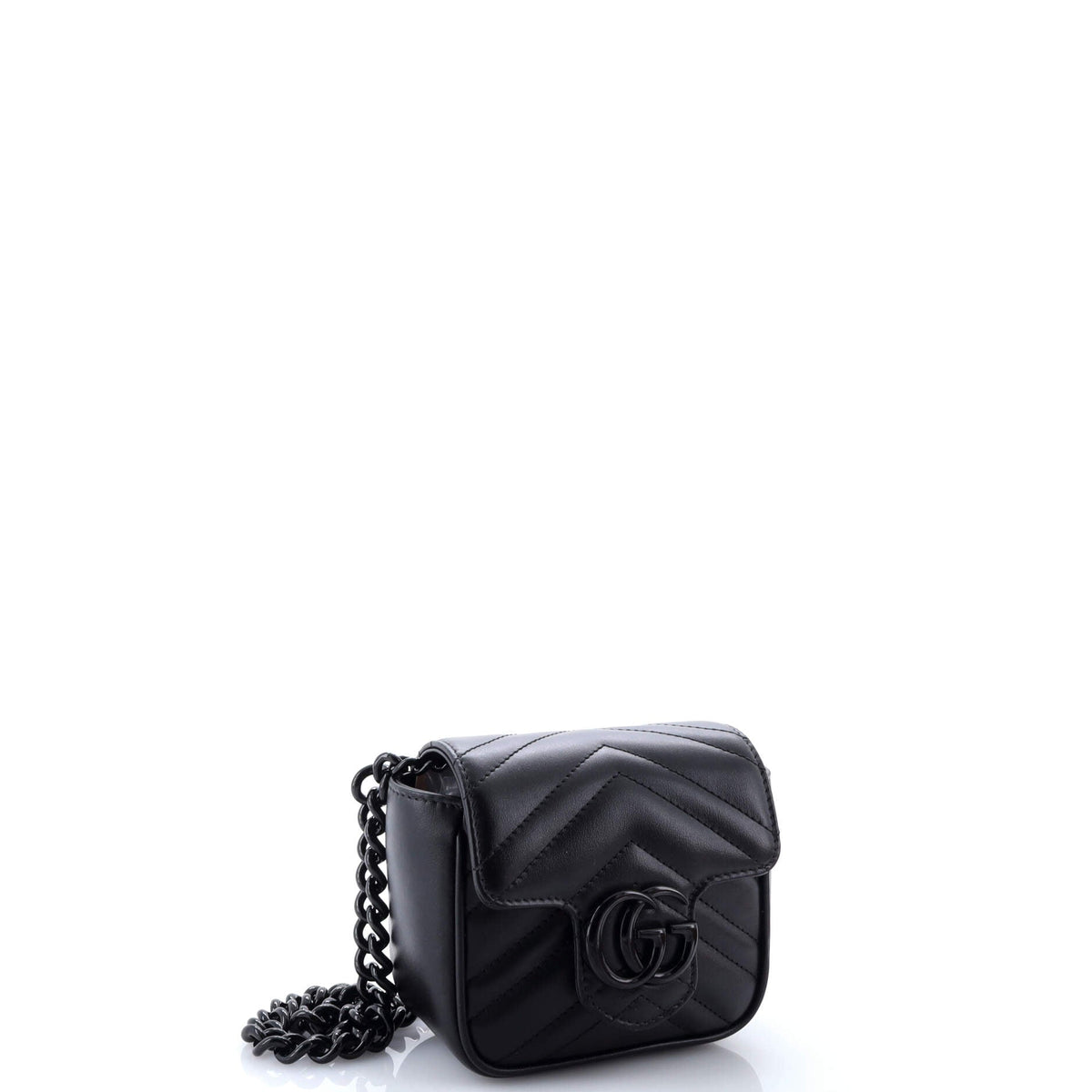 GG Marmont Flap Belt Bag Matelasse Leather Mini