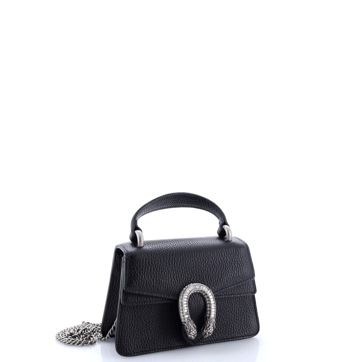 Dionysus Top Handle Bag Leather with Crystals Mini