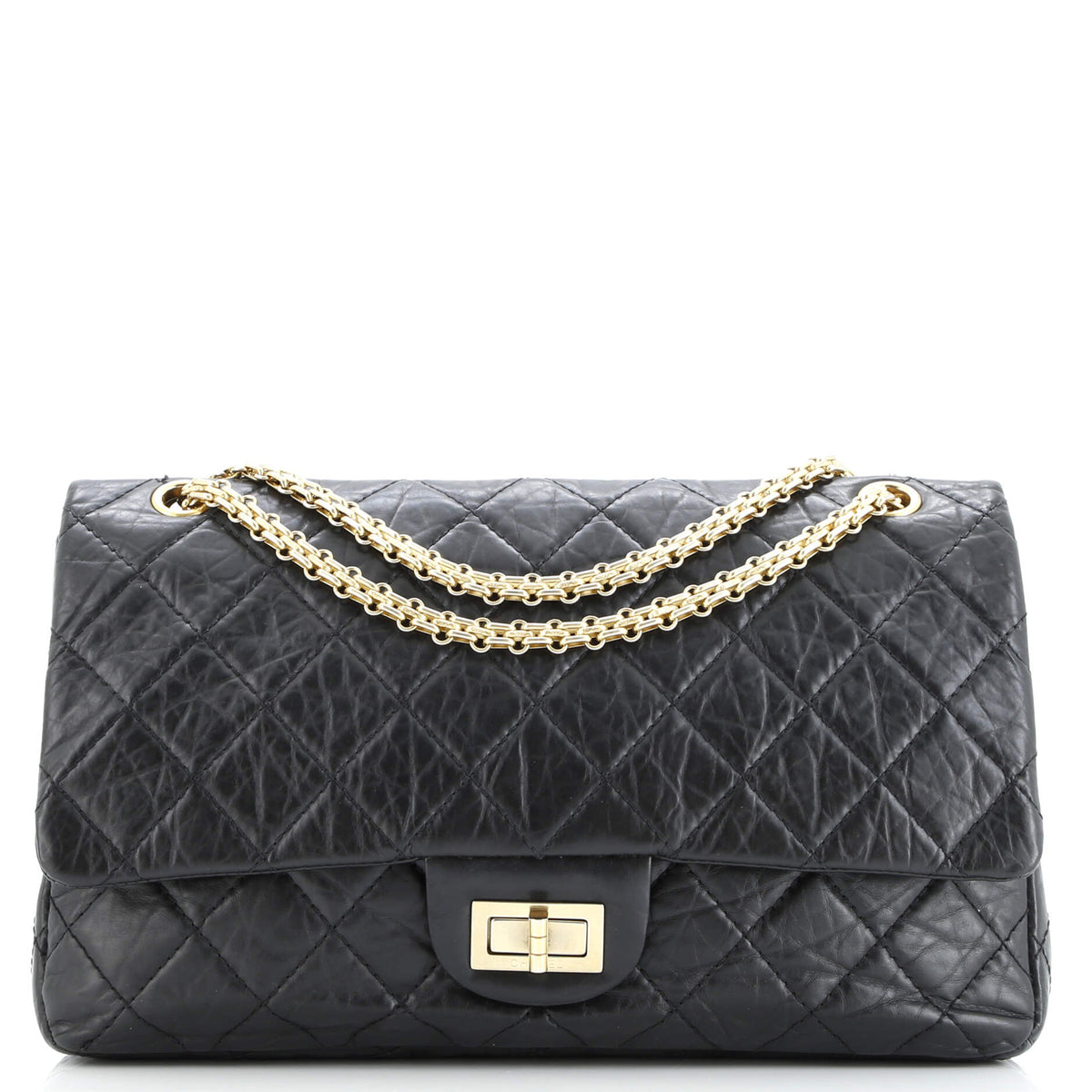 Reissue 2.55 Flap Bag Quilted Aged Calfskin 227
