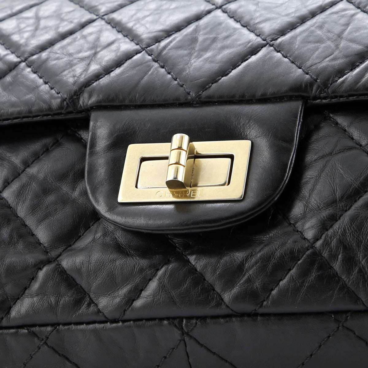 Reissue 2.55 Flap Bag Quilted Aged Calfskin 227